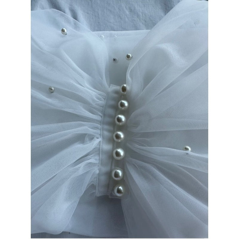 Bridal Sunshade Chiffon Cape
