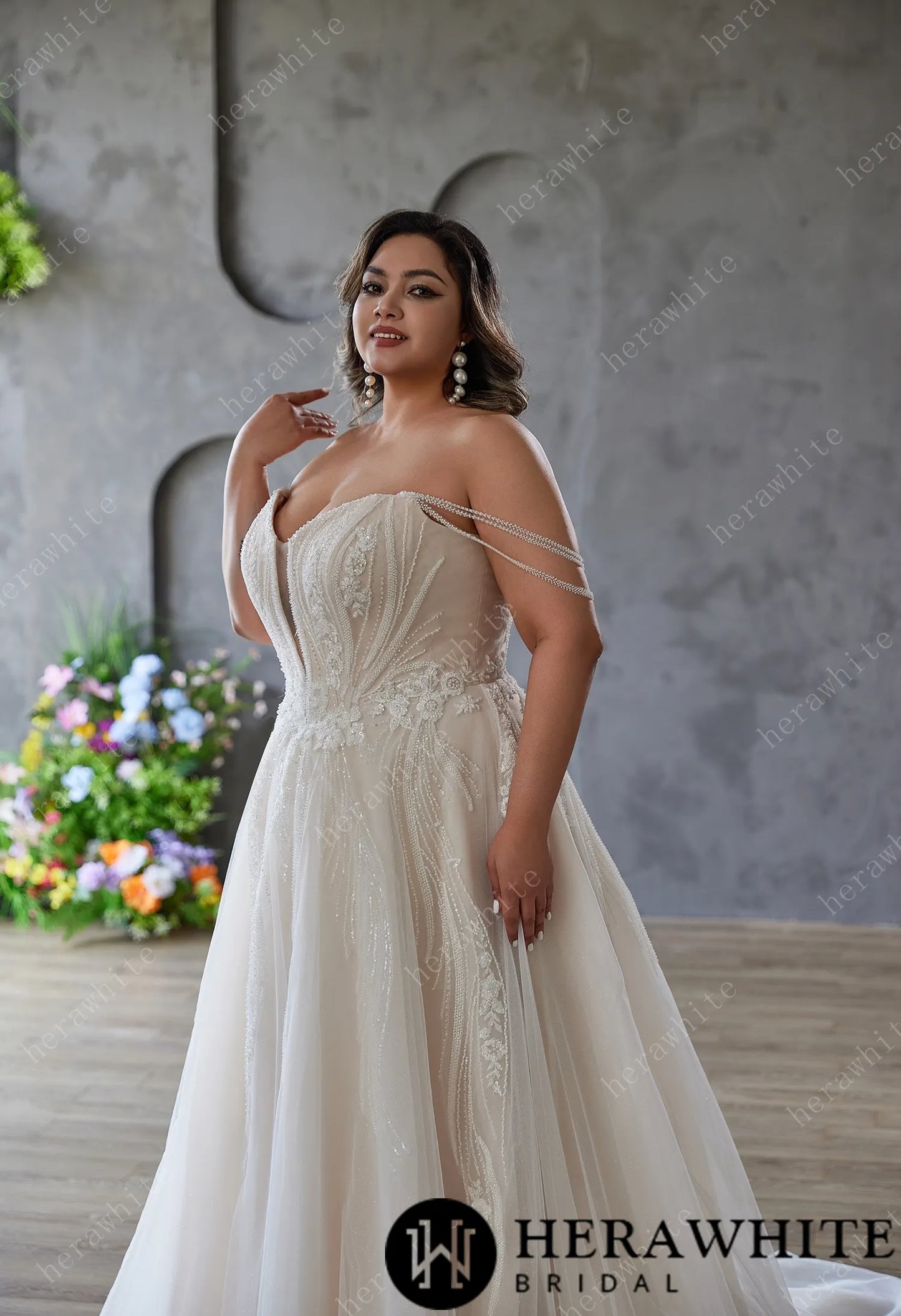 The Dream Wedding Gown – Strapless Sweetheart A-Line Bridal Dress