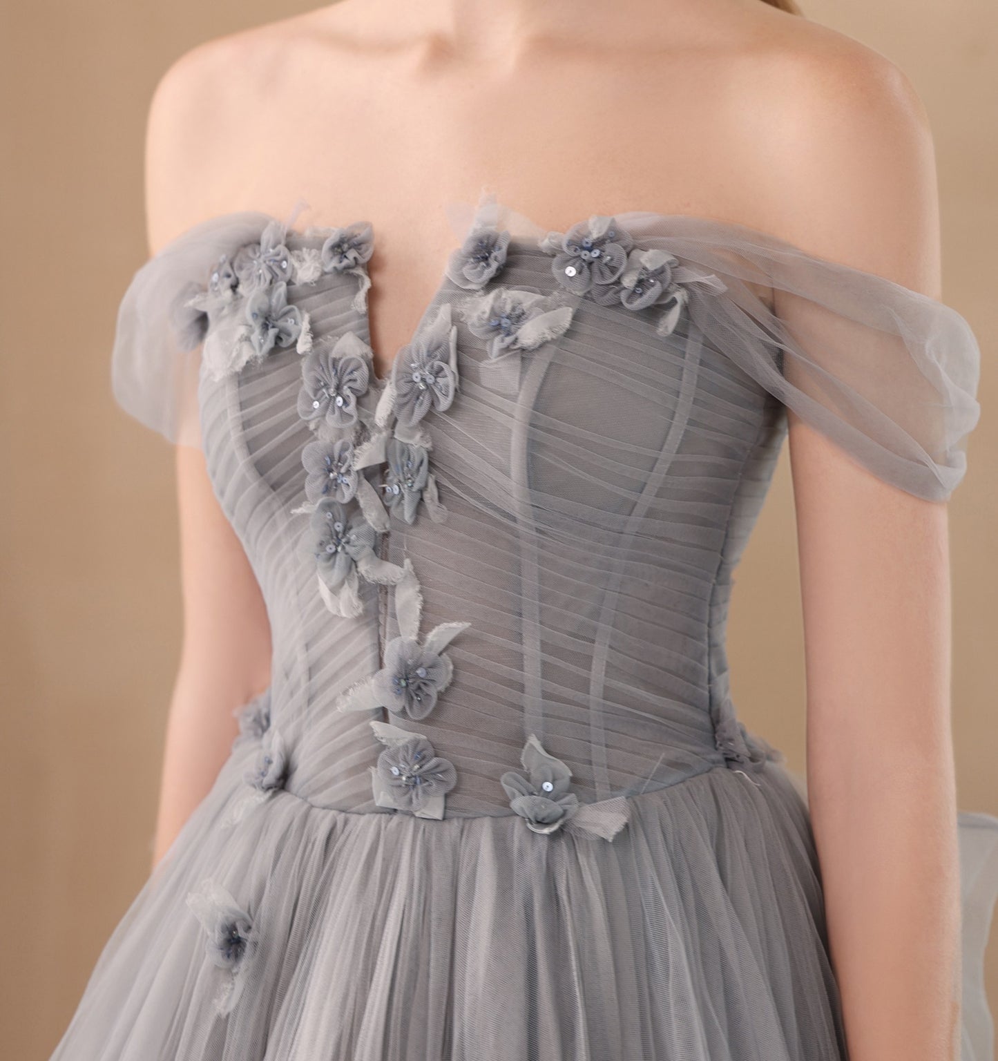 Formal Chiffon Petal Gown