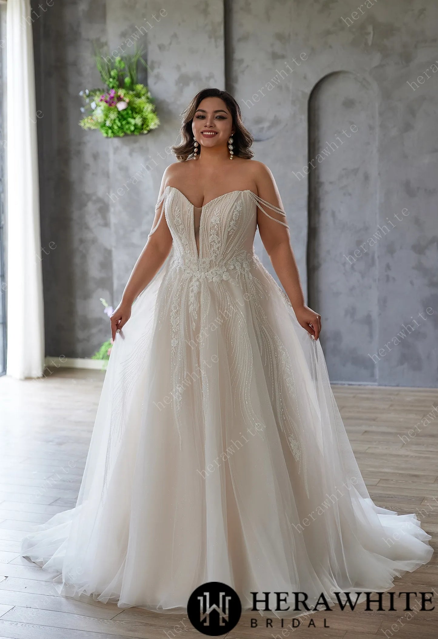 The Dream Wedding Gown – Strapless Sweetheart A-Line Bridal Dress