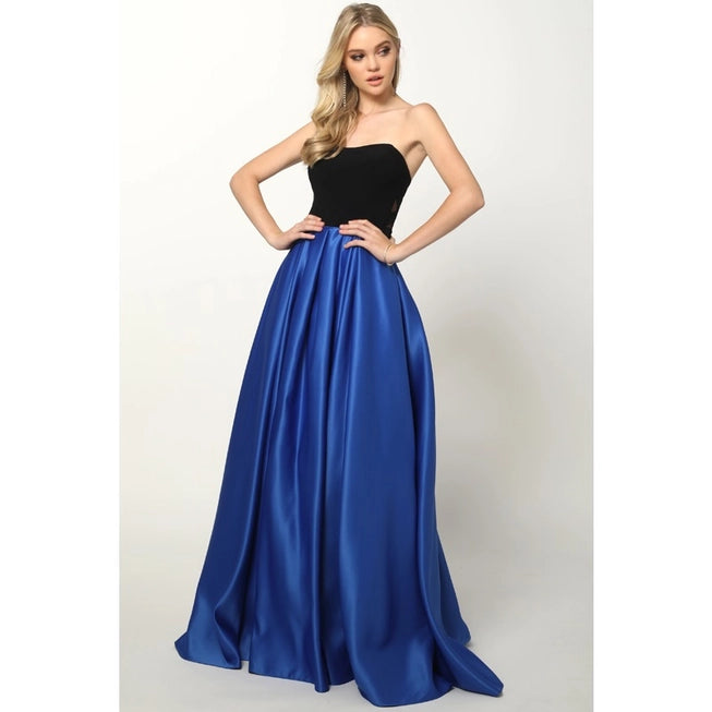 Two Tone Sweetheart Ball Gown Prom Dress By Juliet