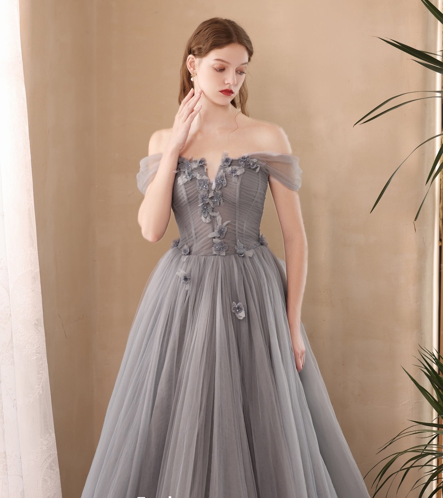 Formal Chiffon Petal Gown