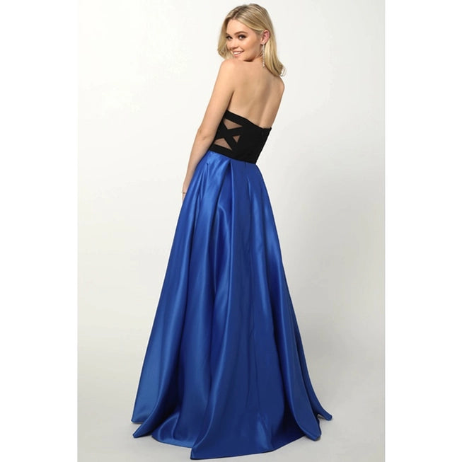 Two Tone Sweetheart Ball Gown Prom Dress By Juliet