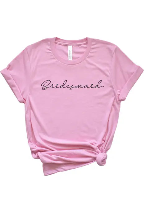 Bridal Wedding Party Bridesmaid T-Shirt