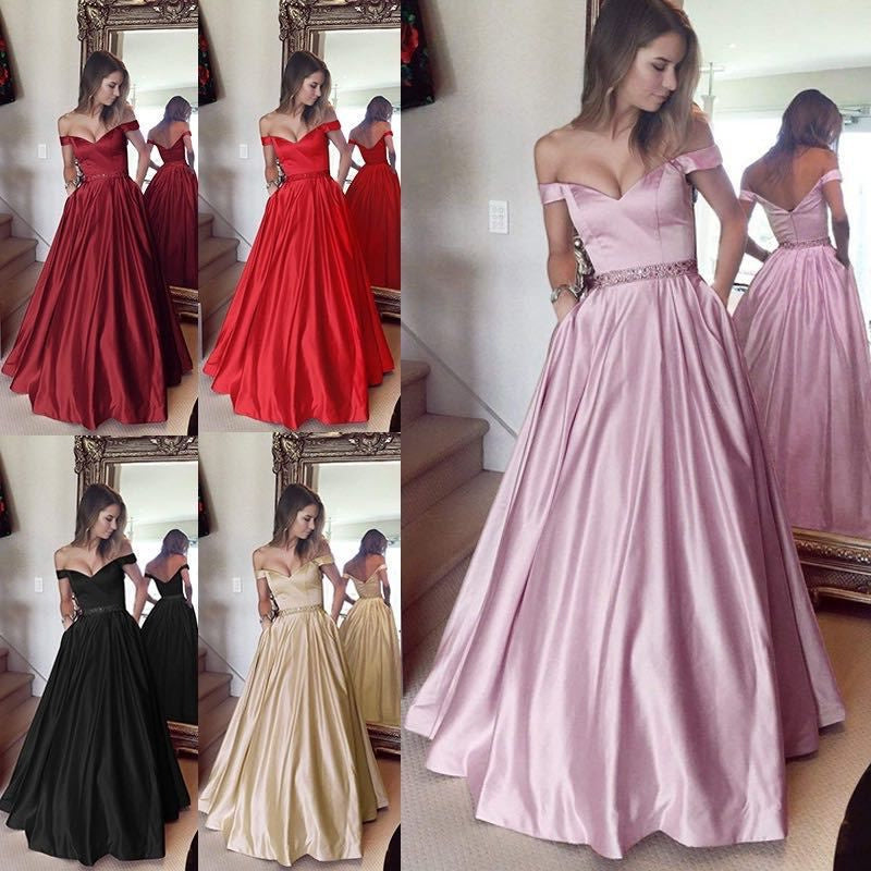 Bridal Party Formal Flowy Fashion Dresses