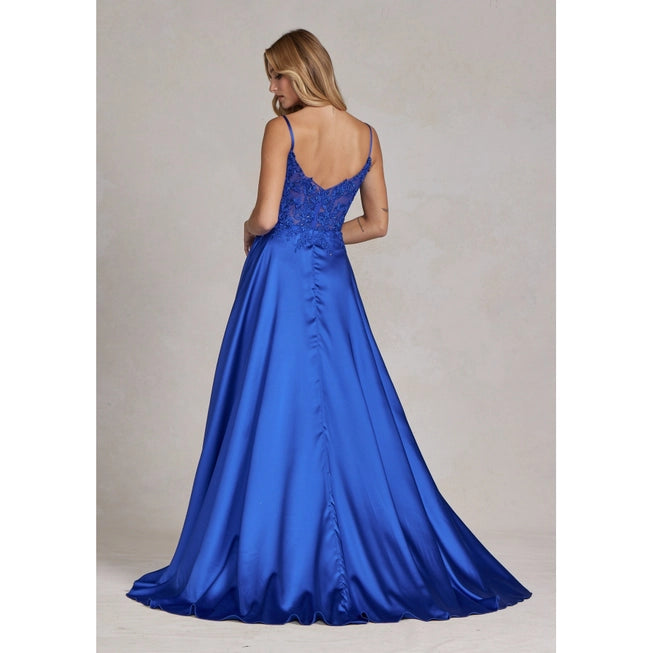 Noxanabel Dramatic Split Prom Dress