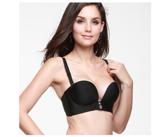 Demi Push Up Deep Plunge Bras