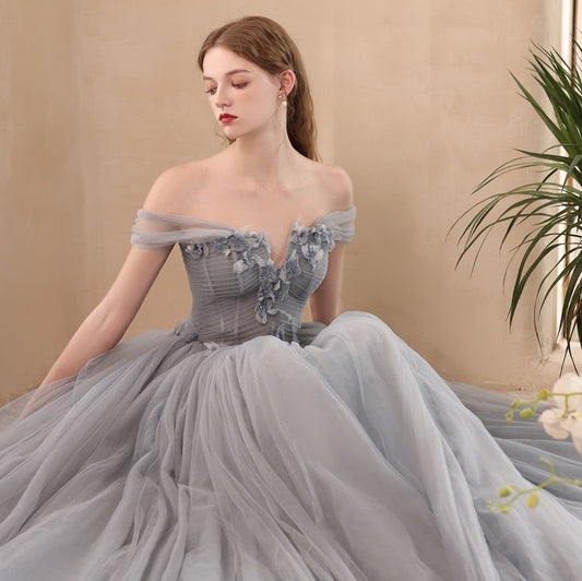 Formal Chiffon Petal Gown