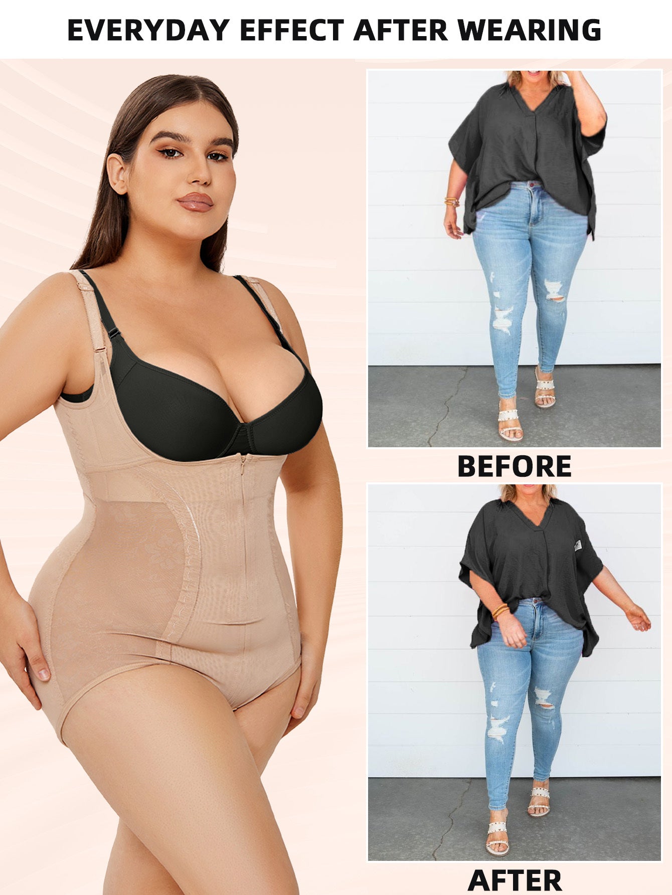 Shapewear Bodysuit Tummy Control Body Shaper