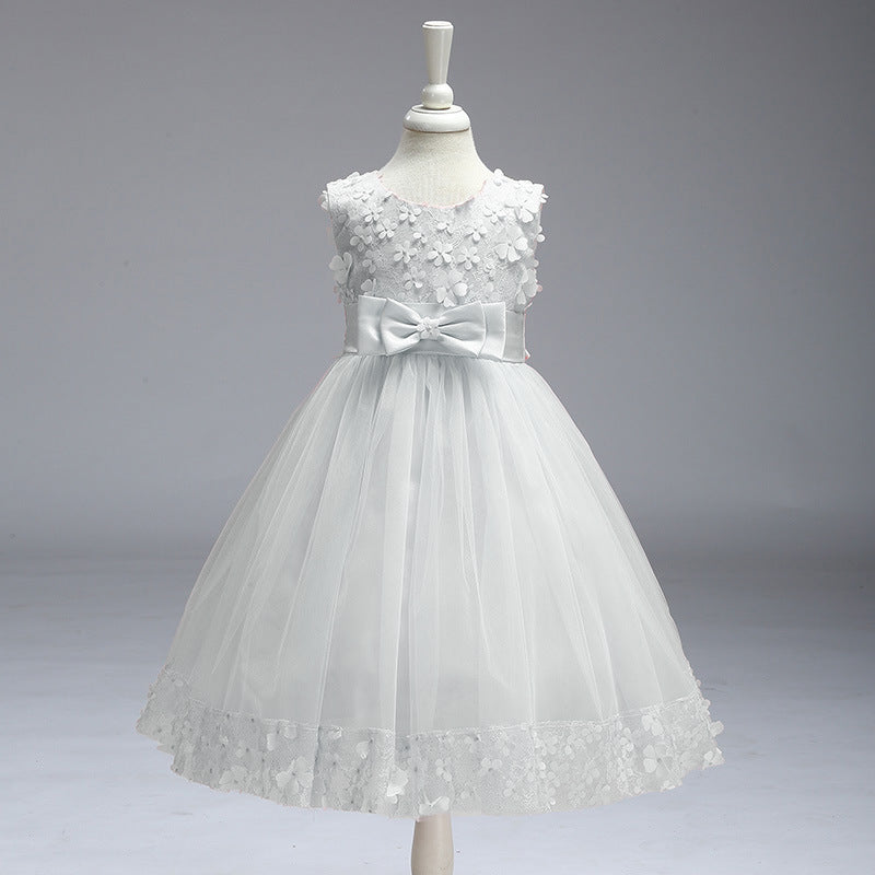 Flower Girls Flowery Tutu Dress