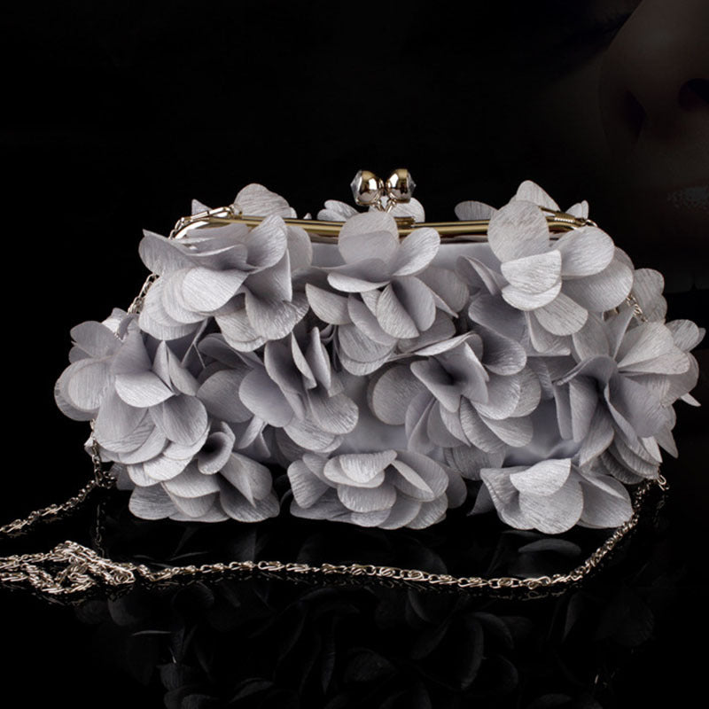 Flower Bridal Evening Banquet Clutch