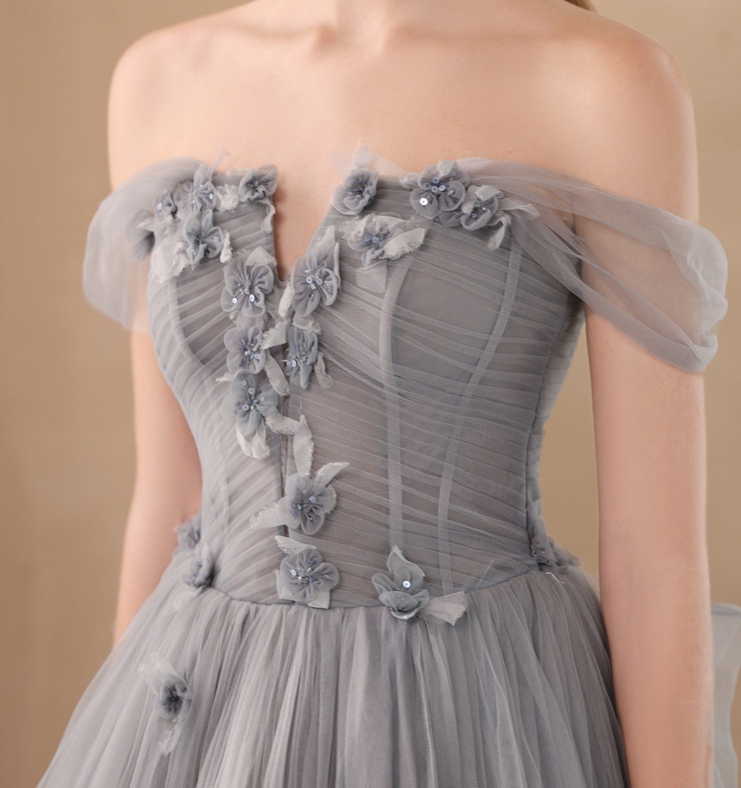 Formal Chiffon Petal Gown