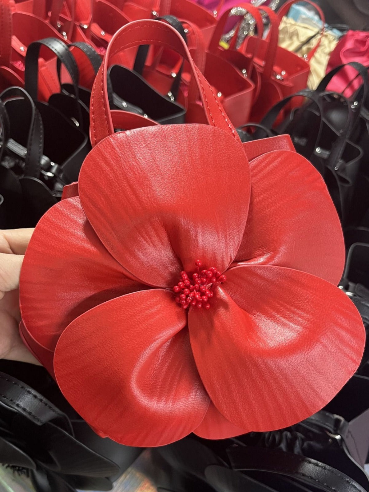 French Style Petal Flower Purse