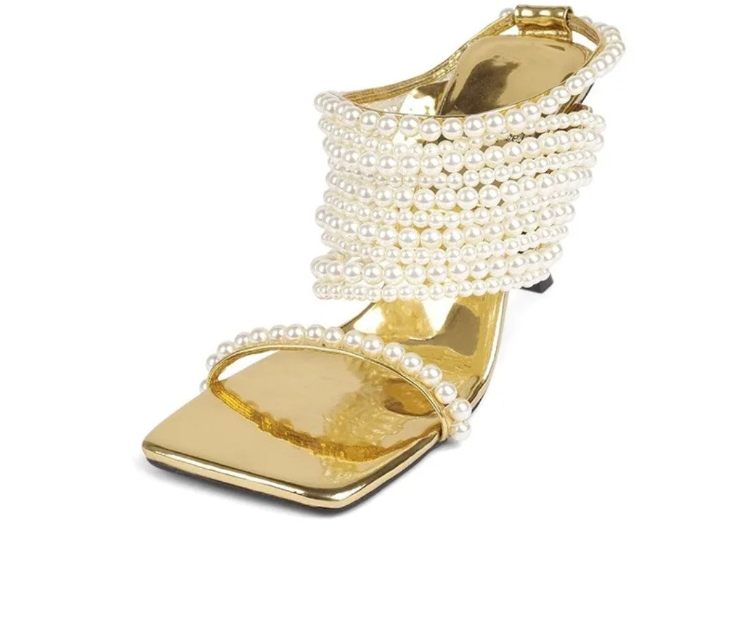 Surkova's Pearl Bridal Shoes