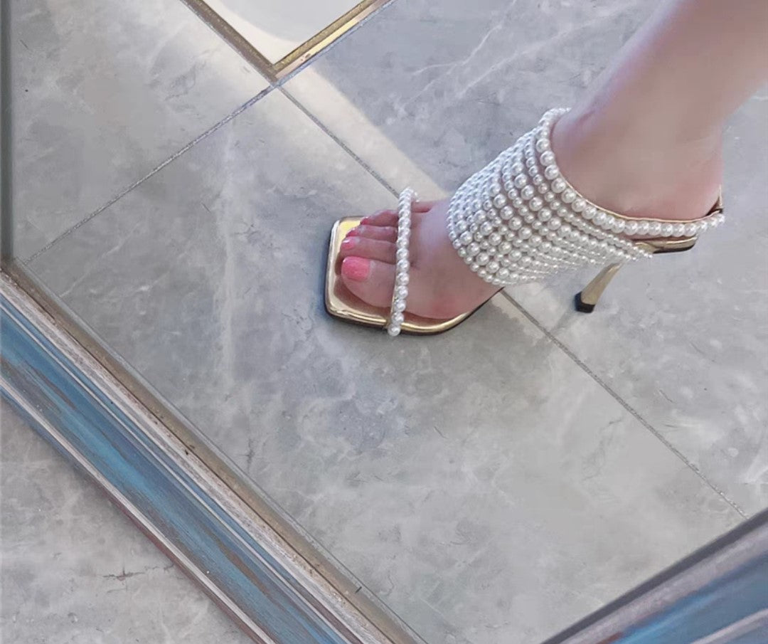 Surkova's Pearl Bridal Shoes