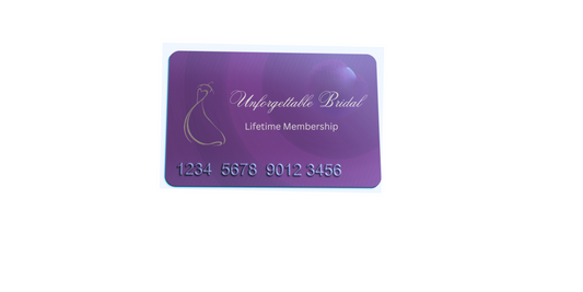 Unforgettable Bridal Lifetime Membership