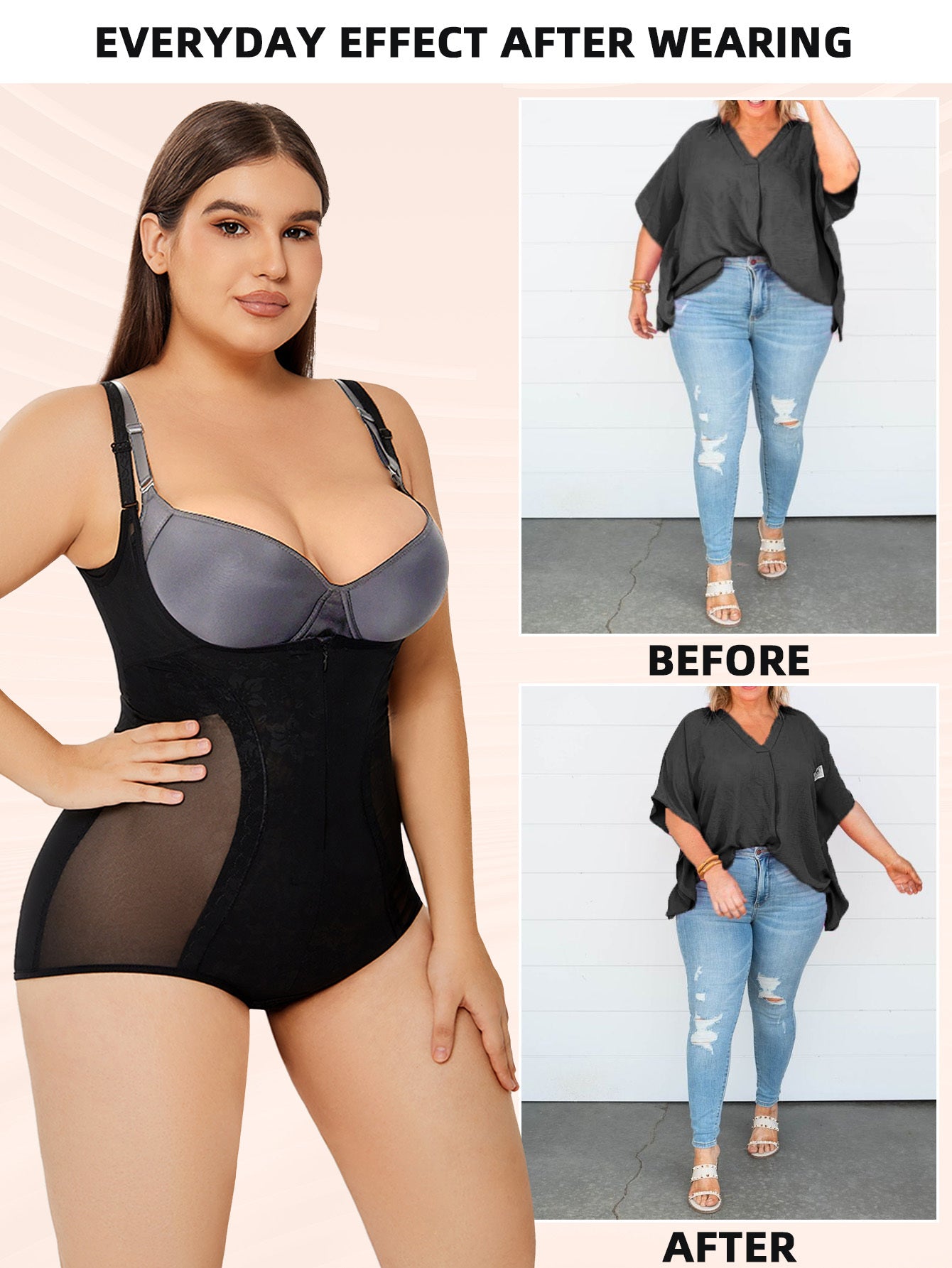 Shapewear Bodysuit Tummy Control Body Shaper