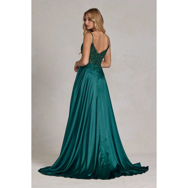 Noxanabel Dramatic Split Prom Dress