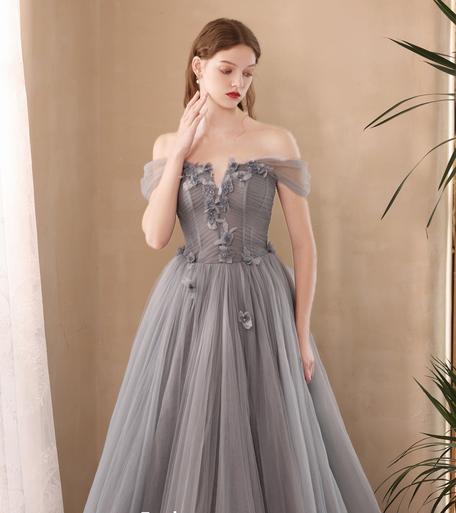 Formal Chiffon Petal Gown