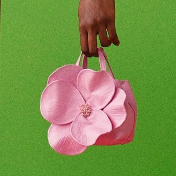 French Style Petal Flower Purse