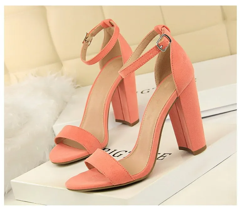 Fashion Banquet Pumps Flock Leather Peep Toe Formal Shoes