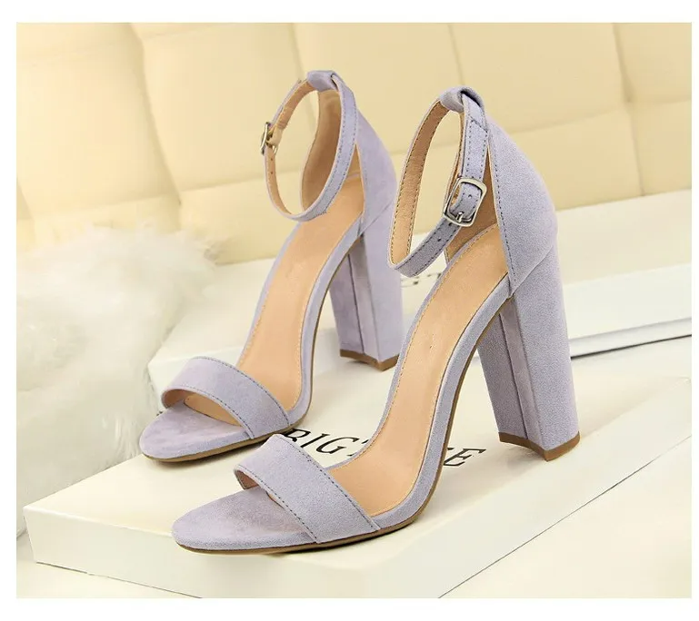 Fashion Banquet Pumps Flock Leather Peep Toe Formal Shoes