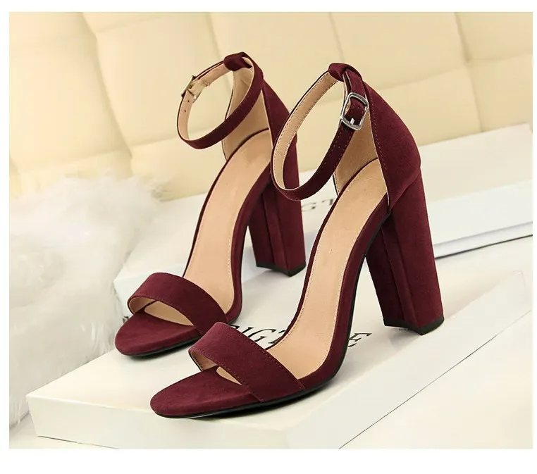 Fashion Banquet Pumps Flock Leather Peep Toe Formal Shoes