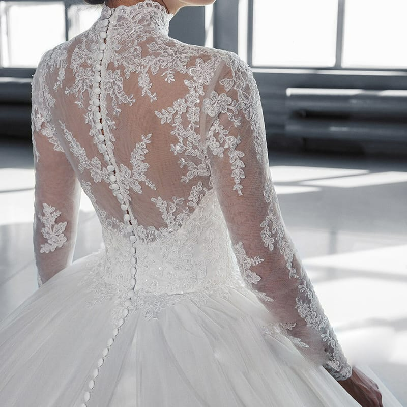 Clearance Sale: Traditional Lace Ball Gown