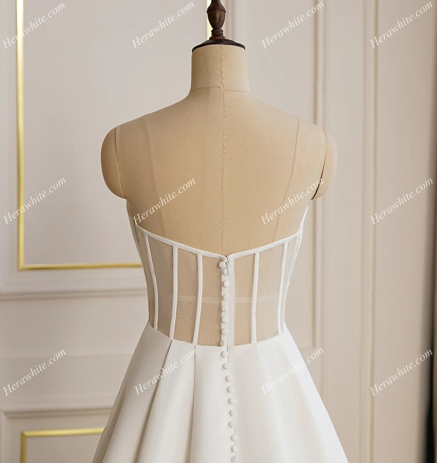 Clearance Sale: Satin A-line Wedding Dress