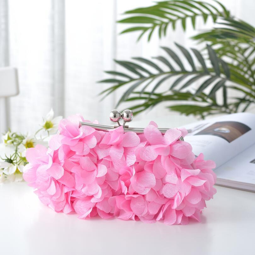 Flower Bridal Evening Banquet Clutch