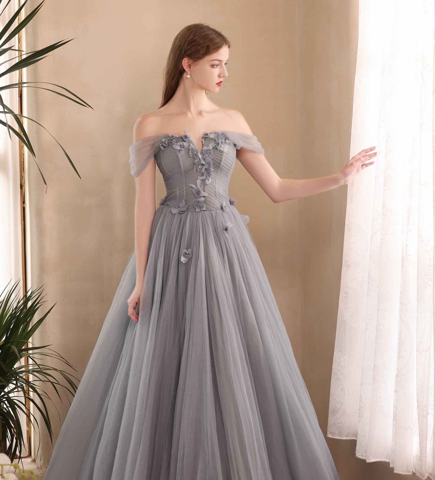 Formal Chiffon Petal Gown