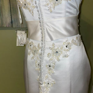 Clearance Sale: Satin Mermaid Wedding Gown by Da Vinci Bridal