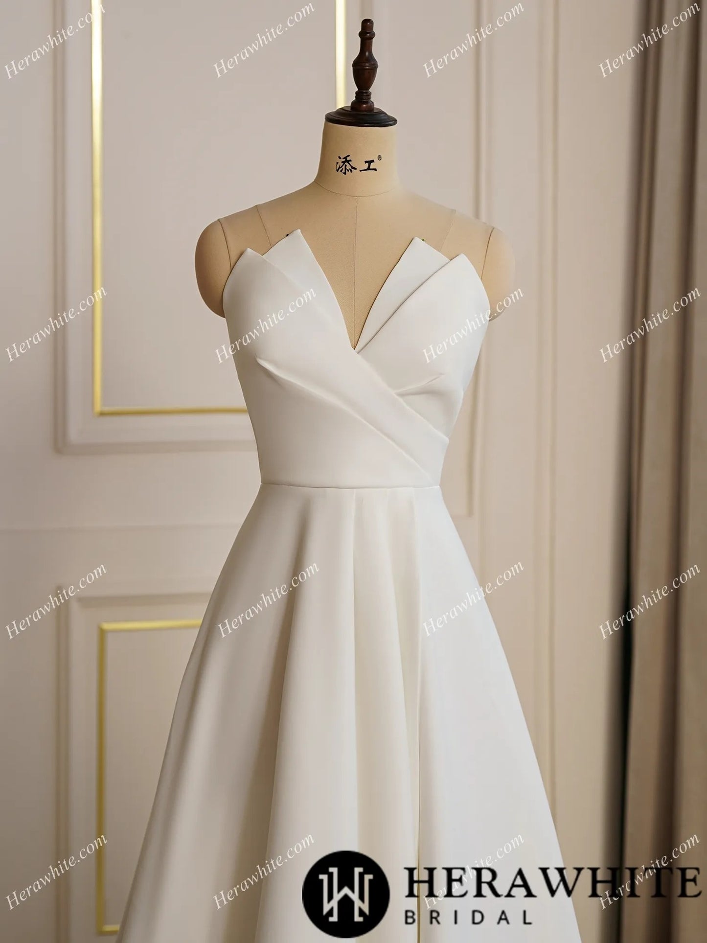 Clearance Sale: Satin A-line Wedding Dress
