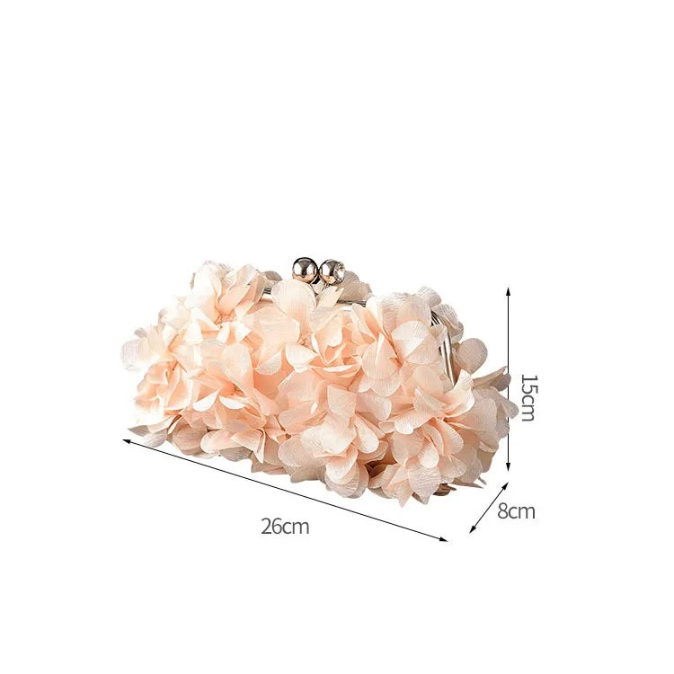 French Style Petal Flower Purse