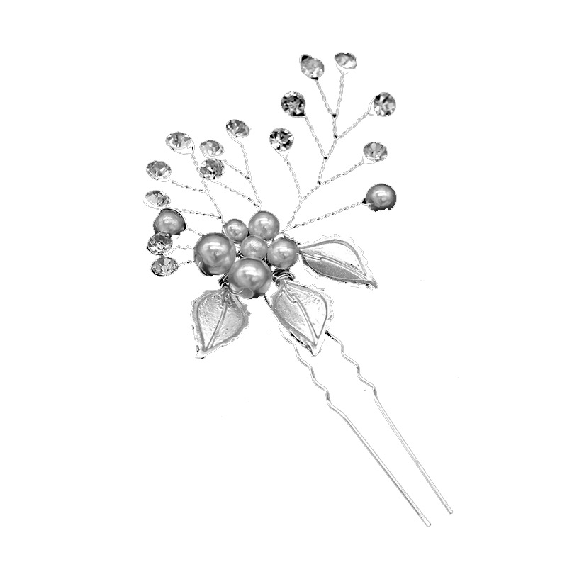 Beautiful Bridal Branch and Leaf Hair Pin