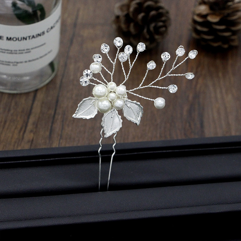 Beautiful Bridal Branch and Leaf Hair Pin
