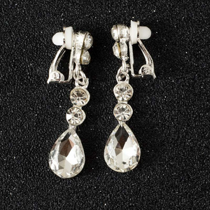 Luxury Rhinestone Bridal Necklace and Earrings Set