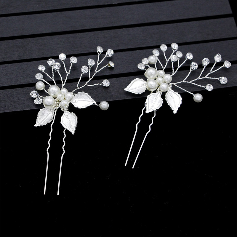 Beautiful Bridal Branch and Leaf Hair Pin